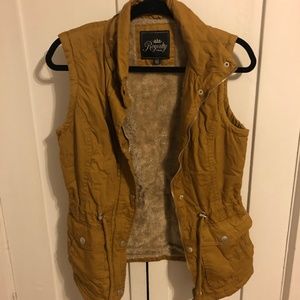 Rustic mustard Vest